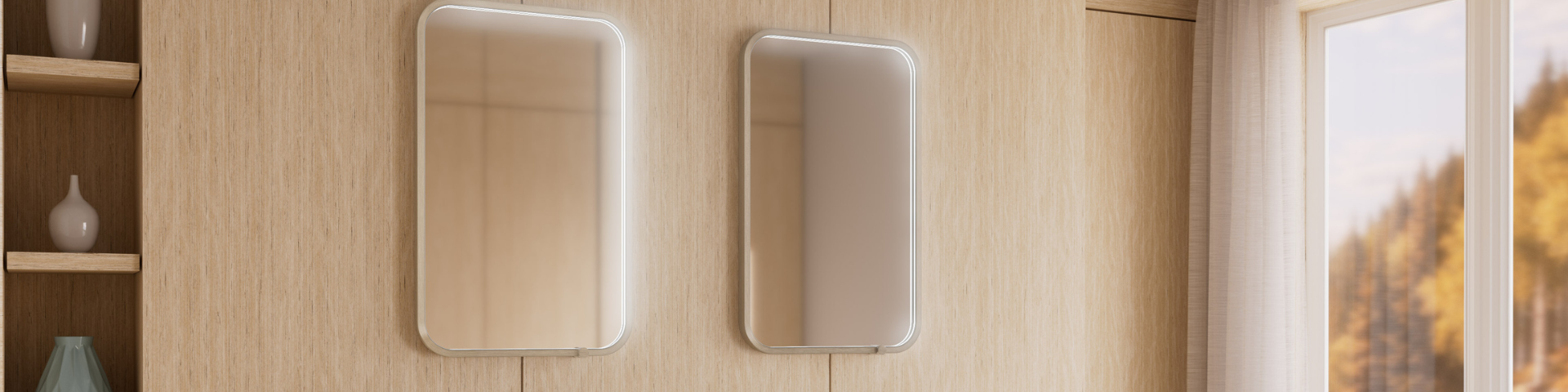 Miroirs de forme ronde