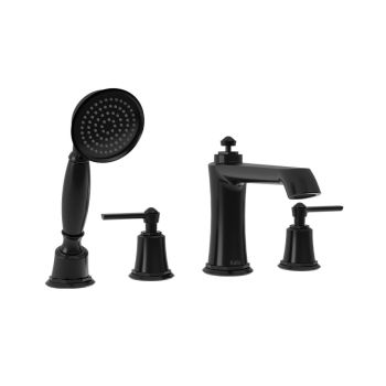 RUSTIKDeckmount tub faucet with hand shower