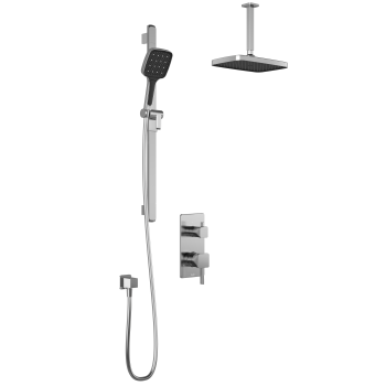 Plus - SquareOne TD2Shower system (without valve) - Vertical arm