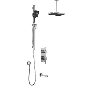 Plus - SquareOne TD3Shower system - Vertical arm