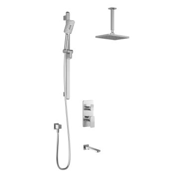 KAREO TD3 Système de douche thermostatique - Bras vertical