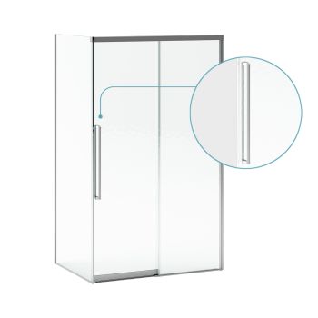 K-Motion - Sliding Shower door - 48’’ or 60’’ -  Corner