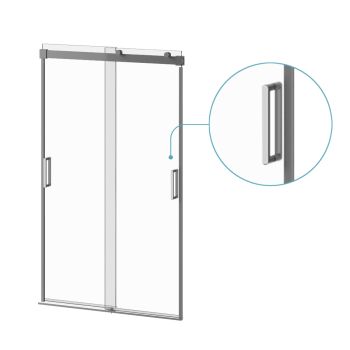 AKCESSPorte de douche coulissante 48” x 77” - Alcôve