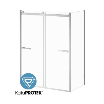 AKCESS 2.0 Porte coulissante bidirectionnelle 60" avec panneau de retour de 36"- Avec film protecteur KP