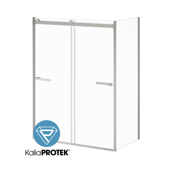 AKCESS 2.0 Porte coulissante bidirectionnelle 60" avec panneau de retour de 36"- Avec film protecteur KP