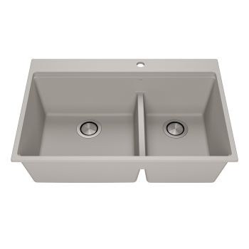 Bacia - Kitchen sink 33" drop-in 70/30 Double bowl