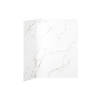 Mineral #510 - GlossShower walls 60 x 32 - Corner Installation