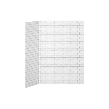 Tiles #700 - GlossShower walls 60 x 32 - Corner Installation