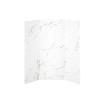 Minéraux #510 - LustréMurs de douche 36 x 36 - Installation en alcôve