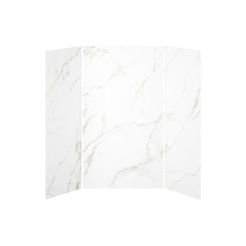 Minéraux #510 - LustréMurs de douche 48 x 36 - Installation en alcôve