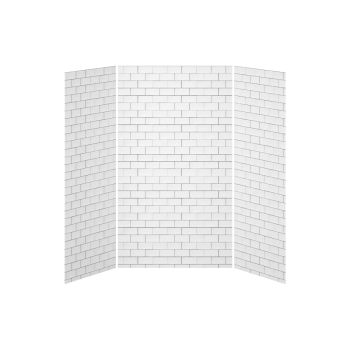 Tiles #700 - GlossShower wall 48 x 36 - Alcove Installation