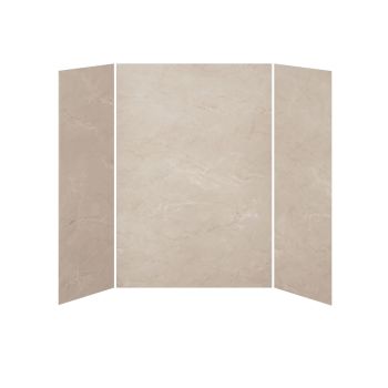 Minéraux #520 - LustréMurs de douche 60 x 36 - Installation en alcôve