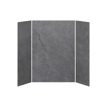 Béton #210 - MatMurs de douche 60 x 32 - Installation en alcôve