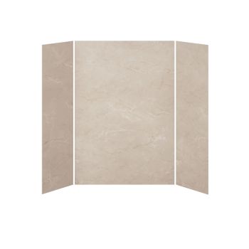 Minéraux #520 - LustréMurs de douche 60 x 32 - Installation en alcôve