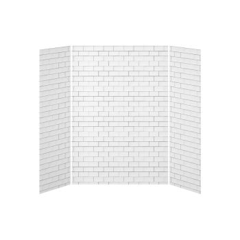 Tiles #700 - GlossShower wall 60 x 32 - Alcove Installation